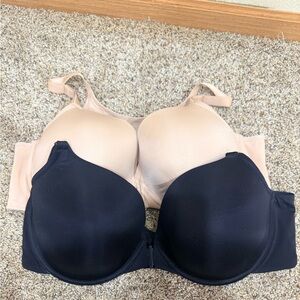 Everyday T-Shirt Bras - Black and Nude torrid plus size  40DD